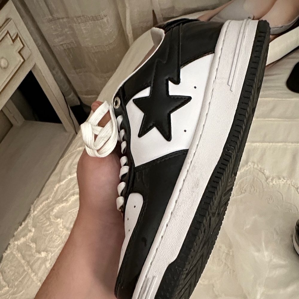 Bape Black and White Men's Shoes - Picture 5 of 11